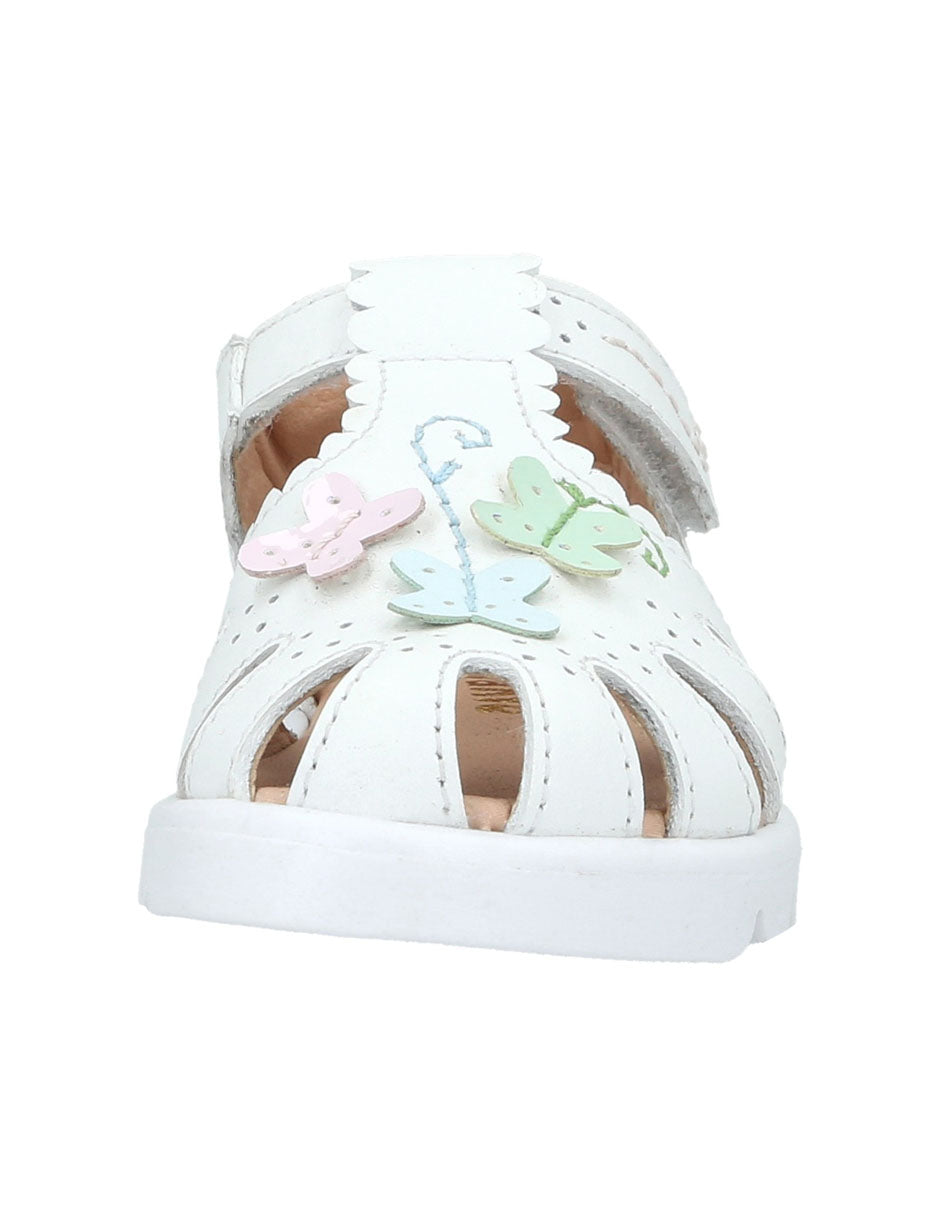 Sandalia Nera color blanco para niña – Elefante (vista 3)