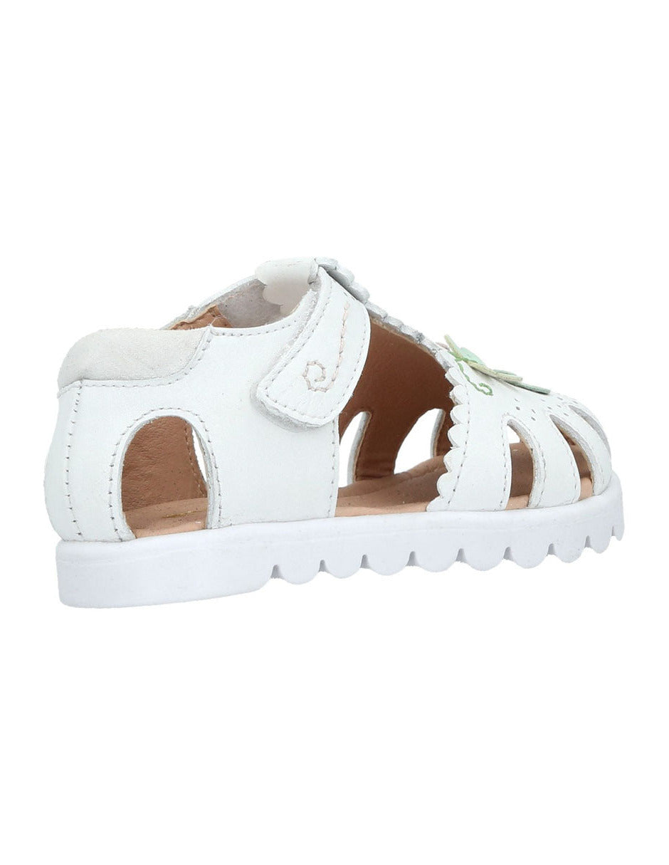 Sandalia Nera color blanco para niña – Elefante (vista 4)