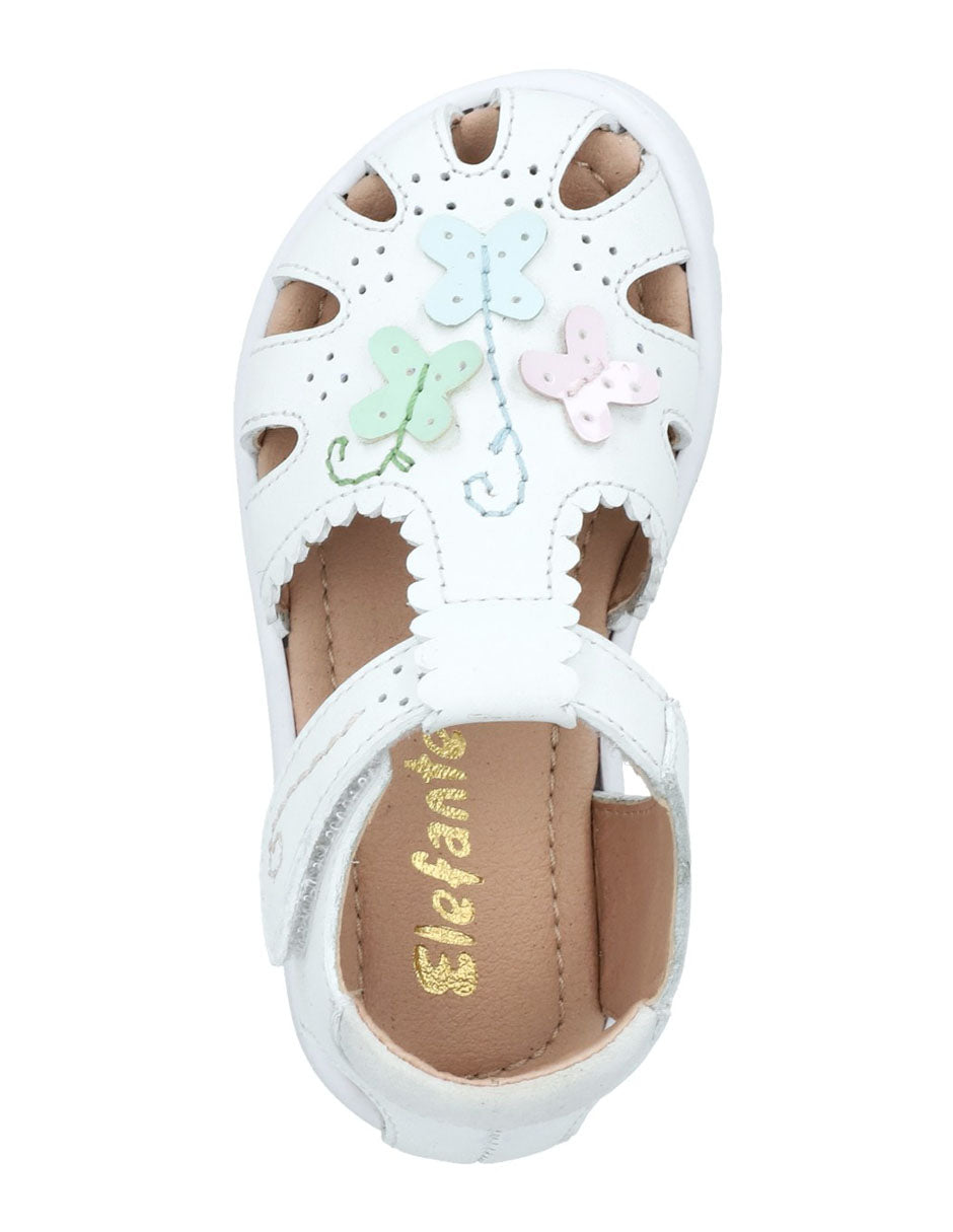 Sandalia Nera color blanco para niña – Elefante (vista 5)