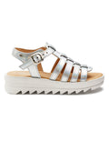 Sandalia Daytona color plata para niña – Elefante
