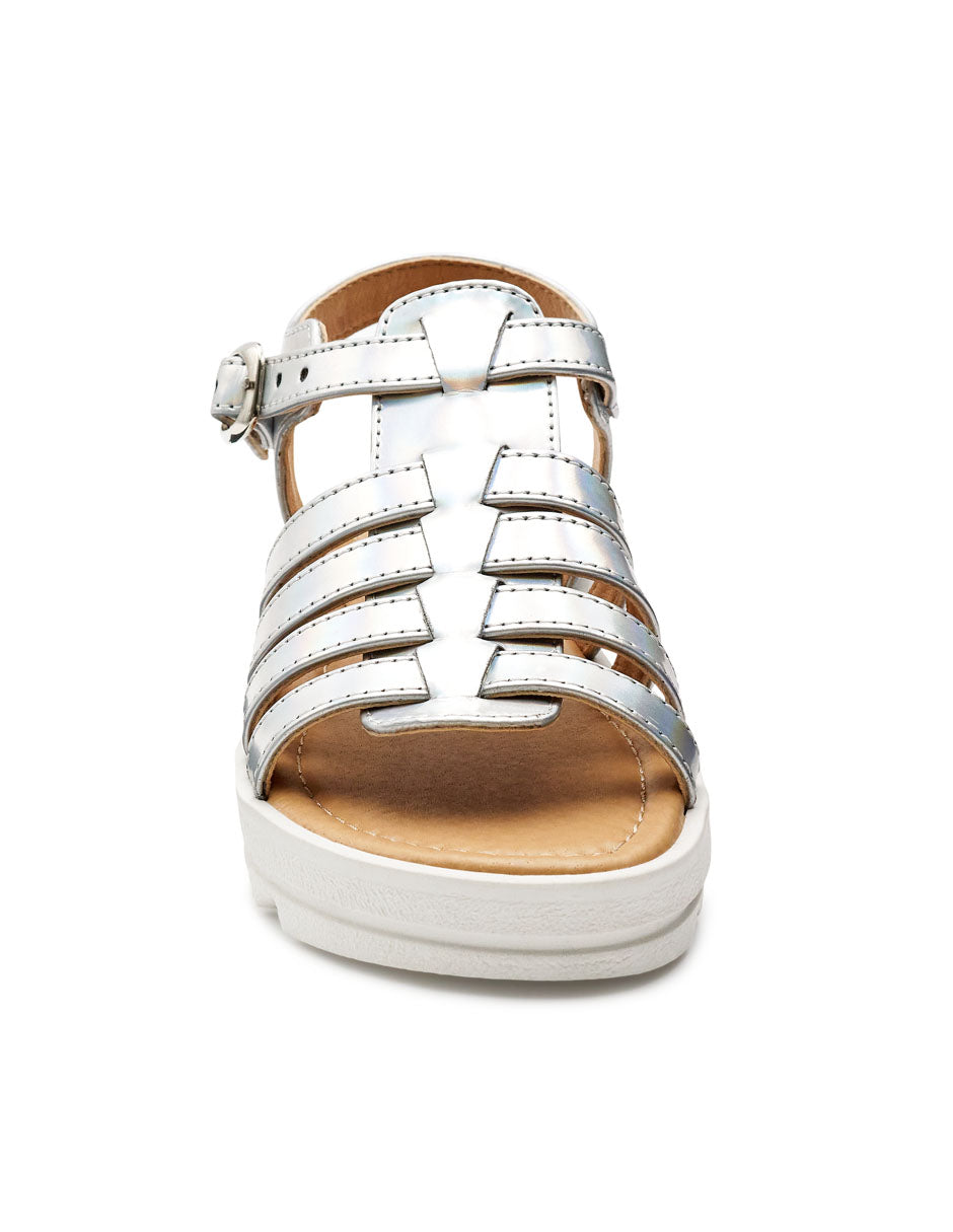 Sandalia Daytona color plata para niña – Elefante (vista 4)