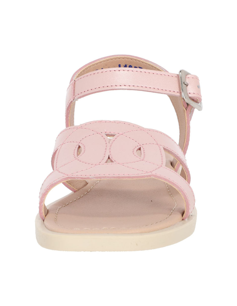 Sandalia Zara color plata y rosa para niña – Elefante (vista 3)