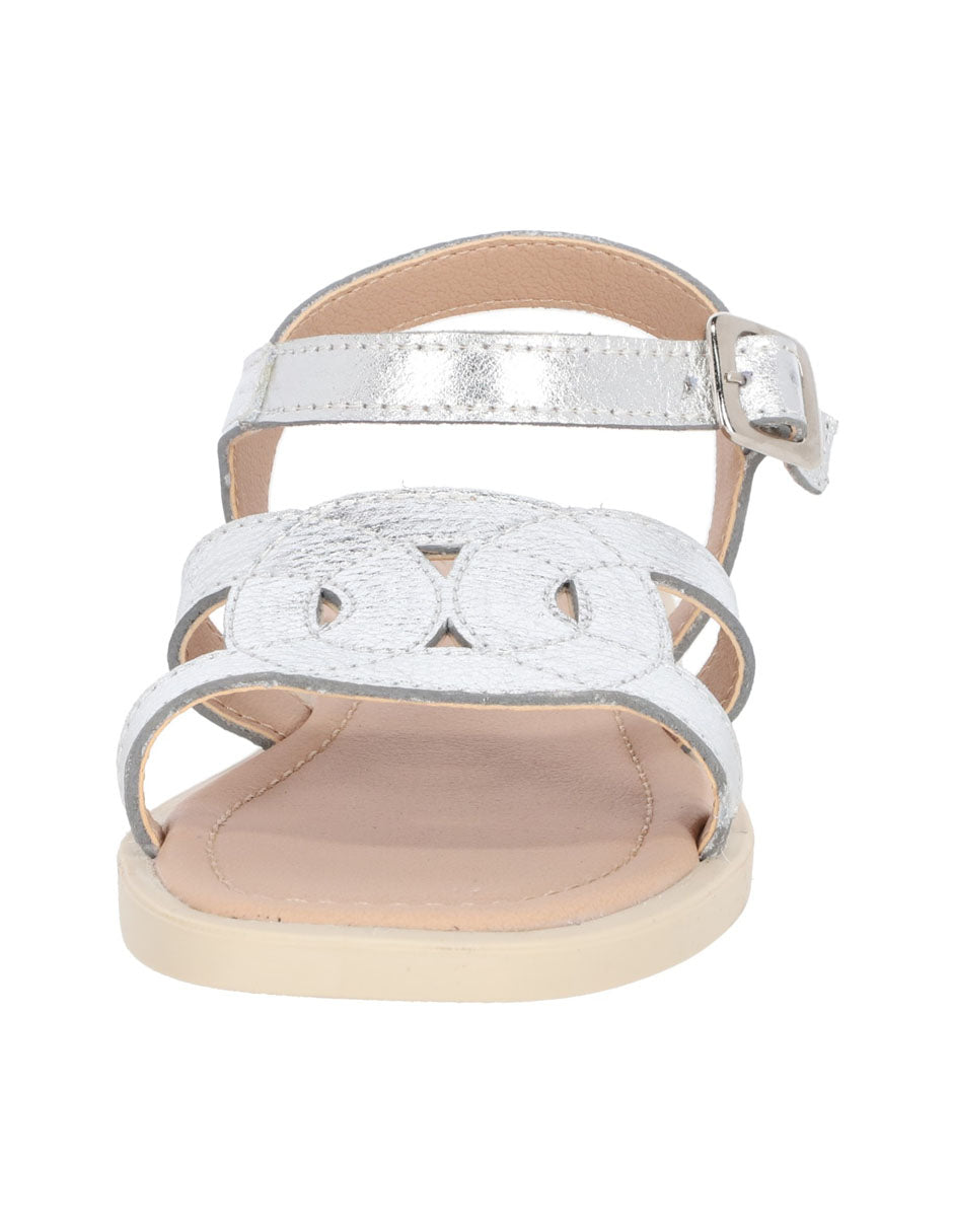 Sandalia Zara color plata para niña – Elefante (vista 3)
