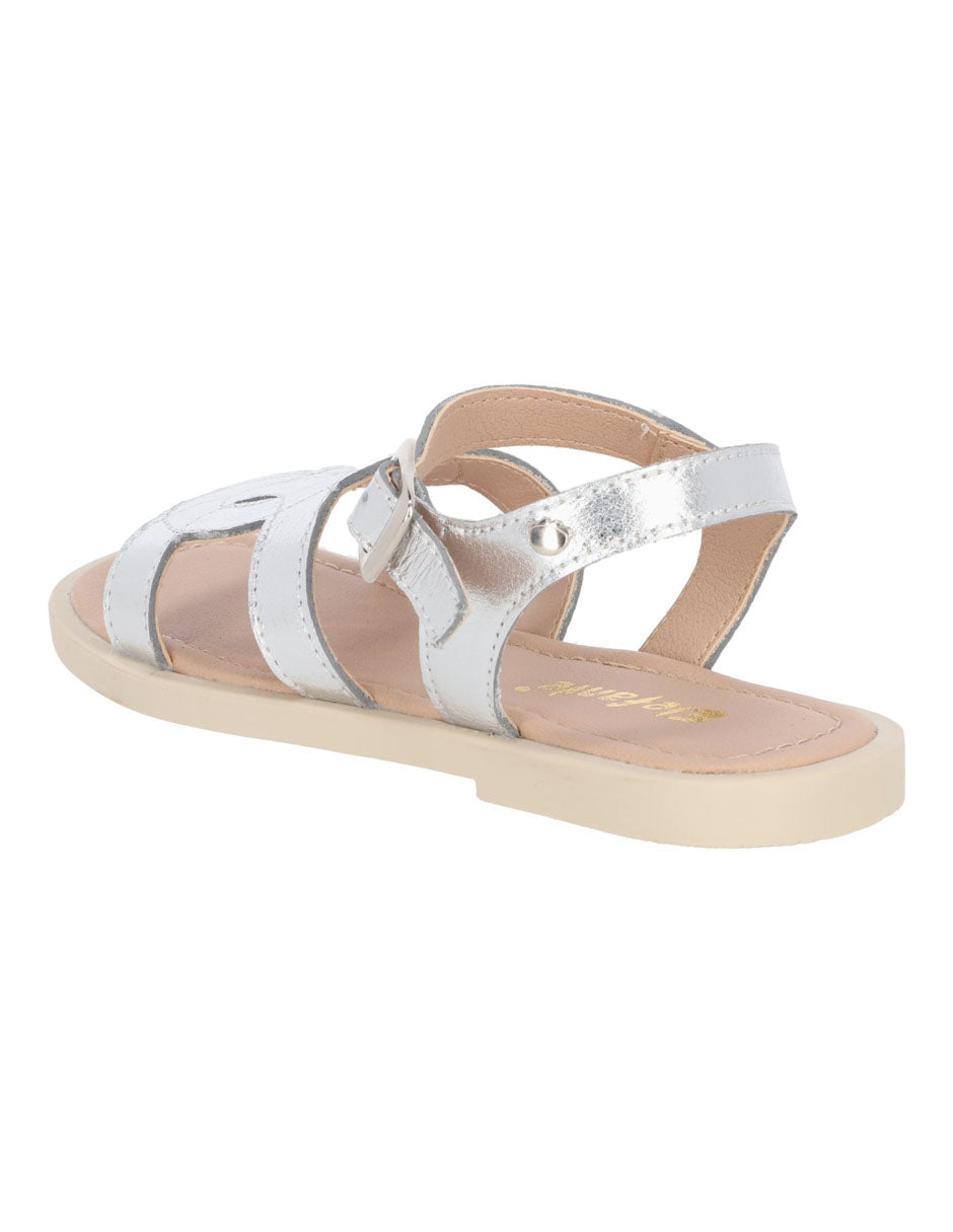 Sandalia Zara color plata para niña – Elefante (vista 4)