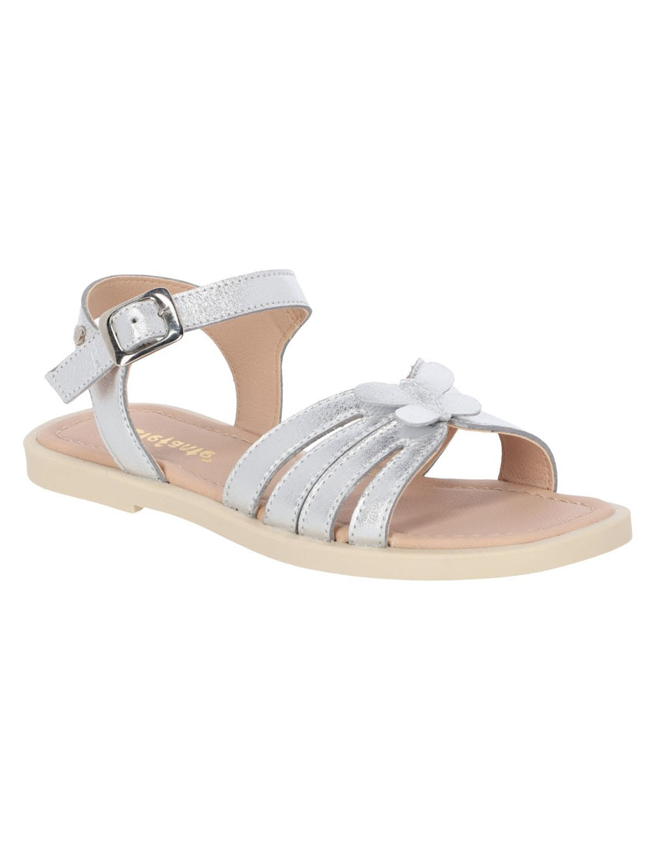 Sandalia Zara color plata para niña – Elefante (vista 2)