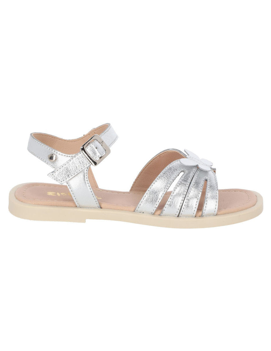 Sandalia Zara color plata para niña – Elefante