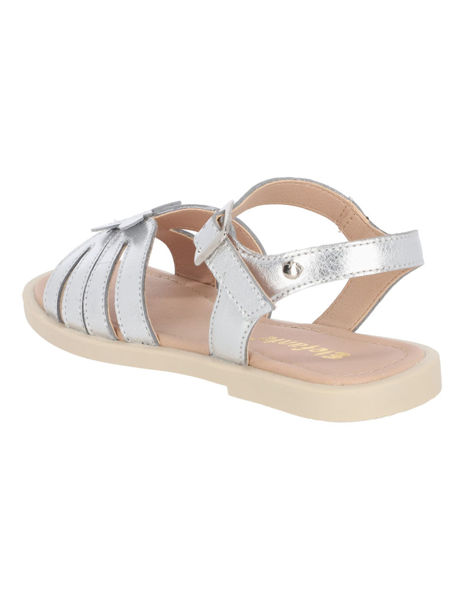 Sandalia Zara color plata para niña – Elefante (vista 4)