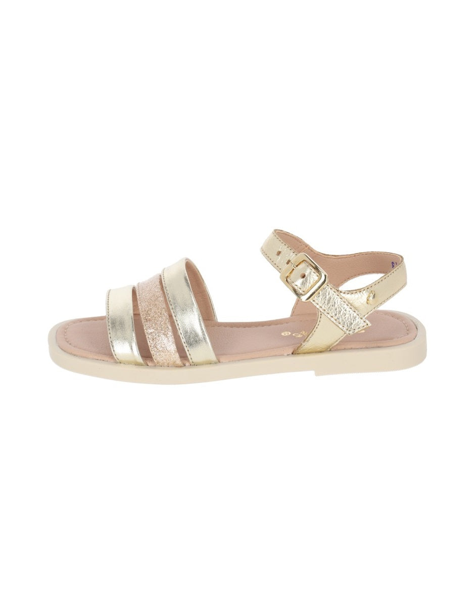 Sandalia Zara color oro para niña – Elefante