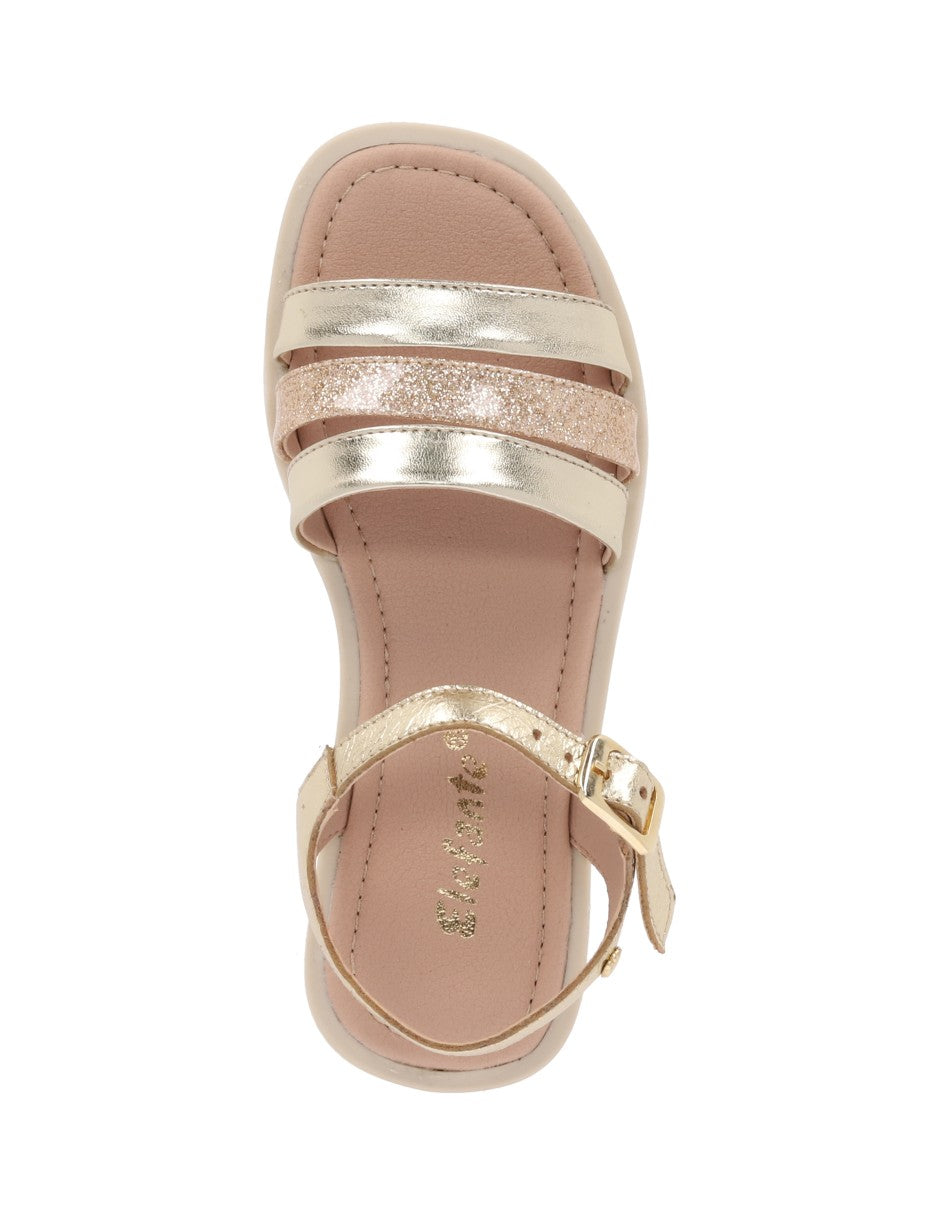 Sandalia Zara color oro para niña – Elefante (vista 6)