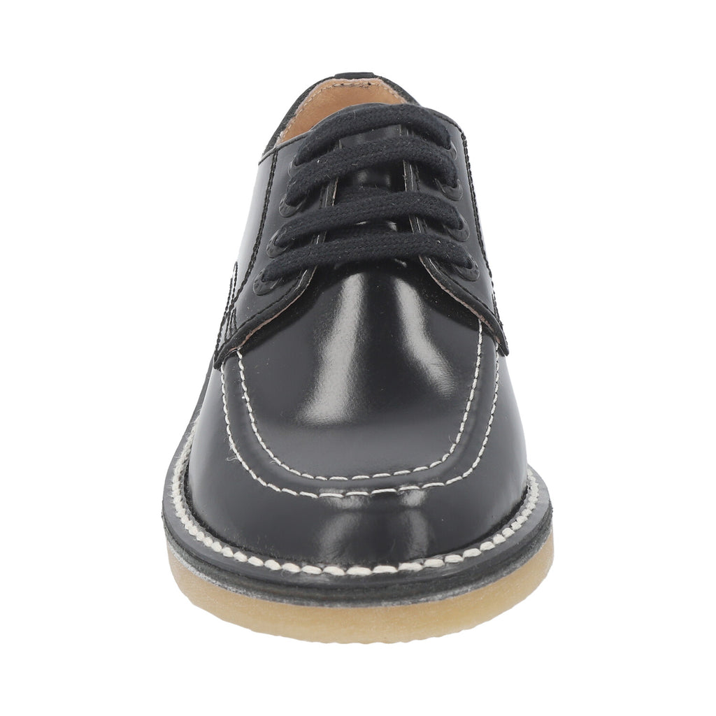 Zapato escolar Stitcher color negro para niña y niño – Elefante (vista 4)