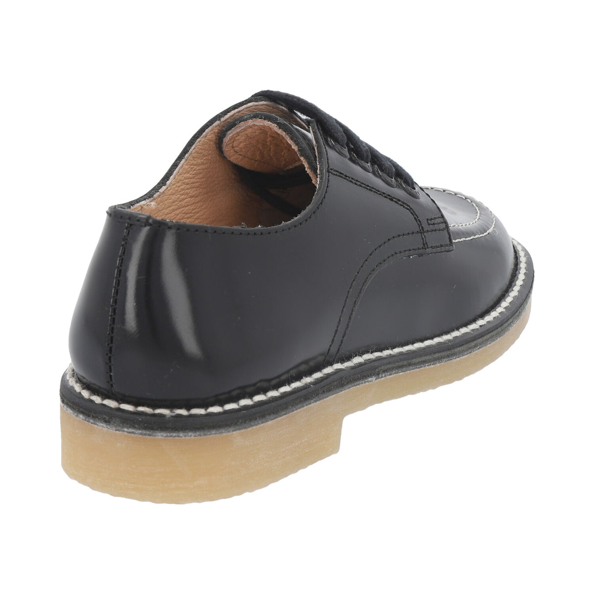 Zapato escolar Stitcher color negro para niña y niño – Elefante (vista 5)