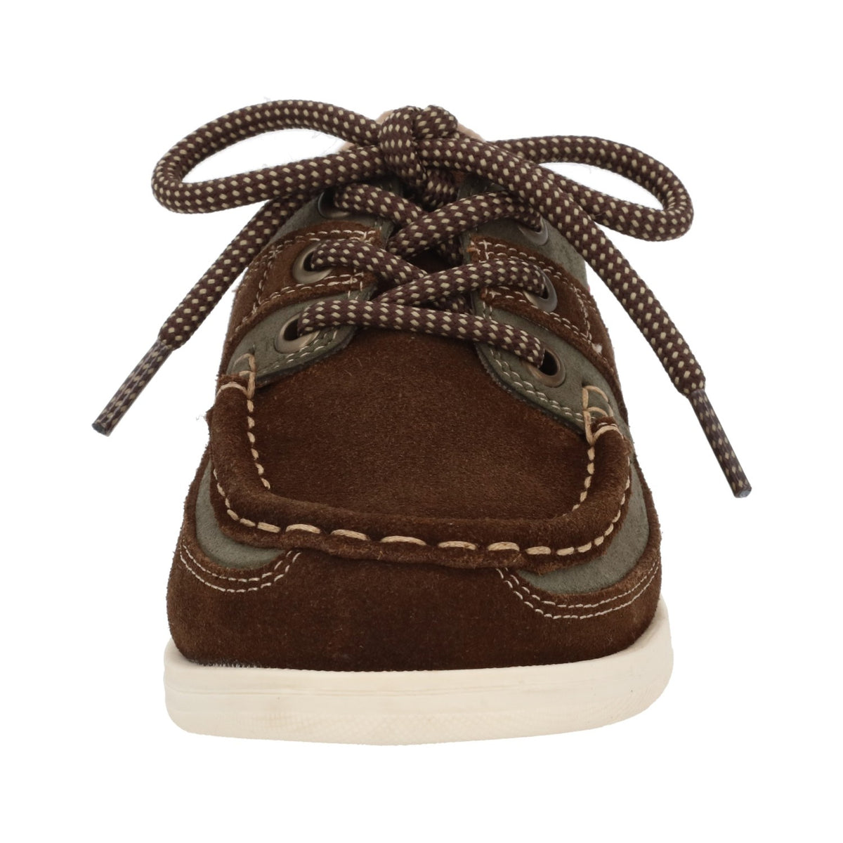 Zapato marinero London color verde para niño – Elefante (vista 4)