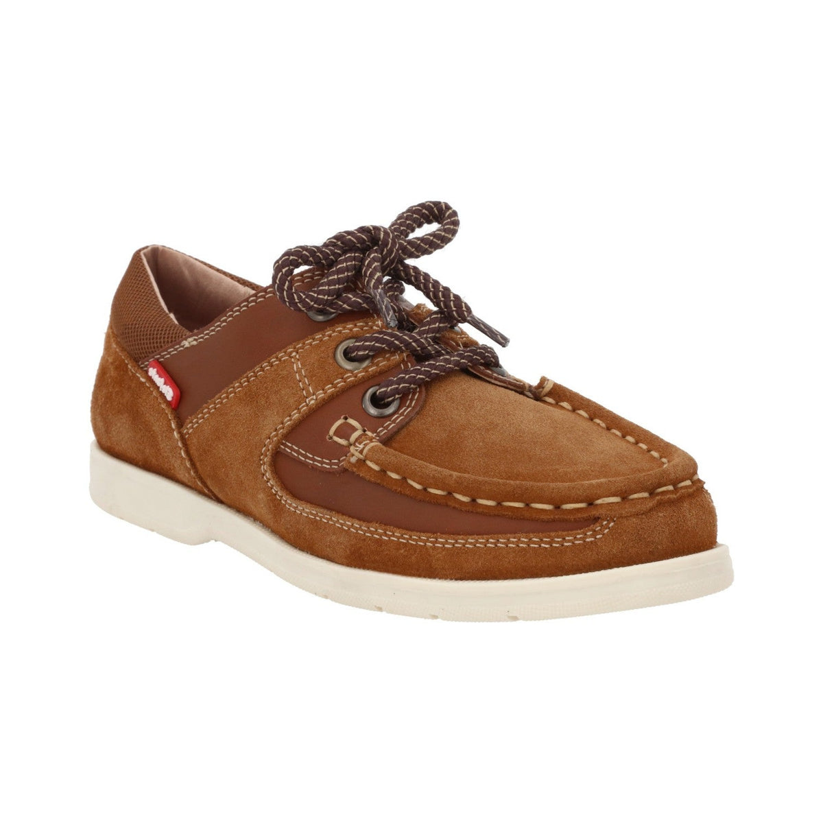 Zapato marinero London color café para niño – Elefante (vista 2)