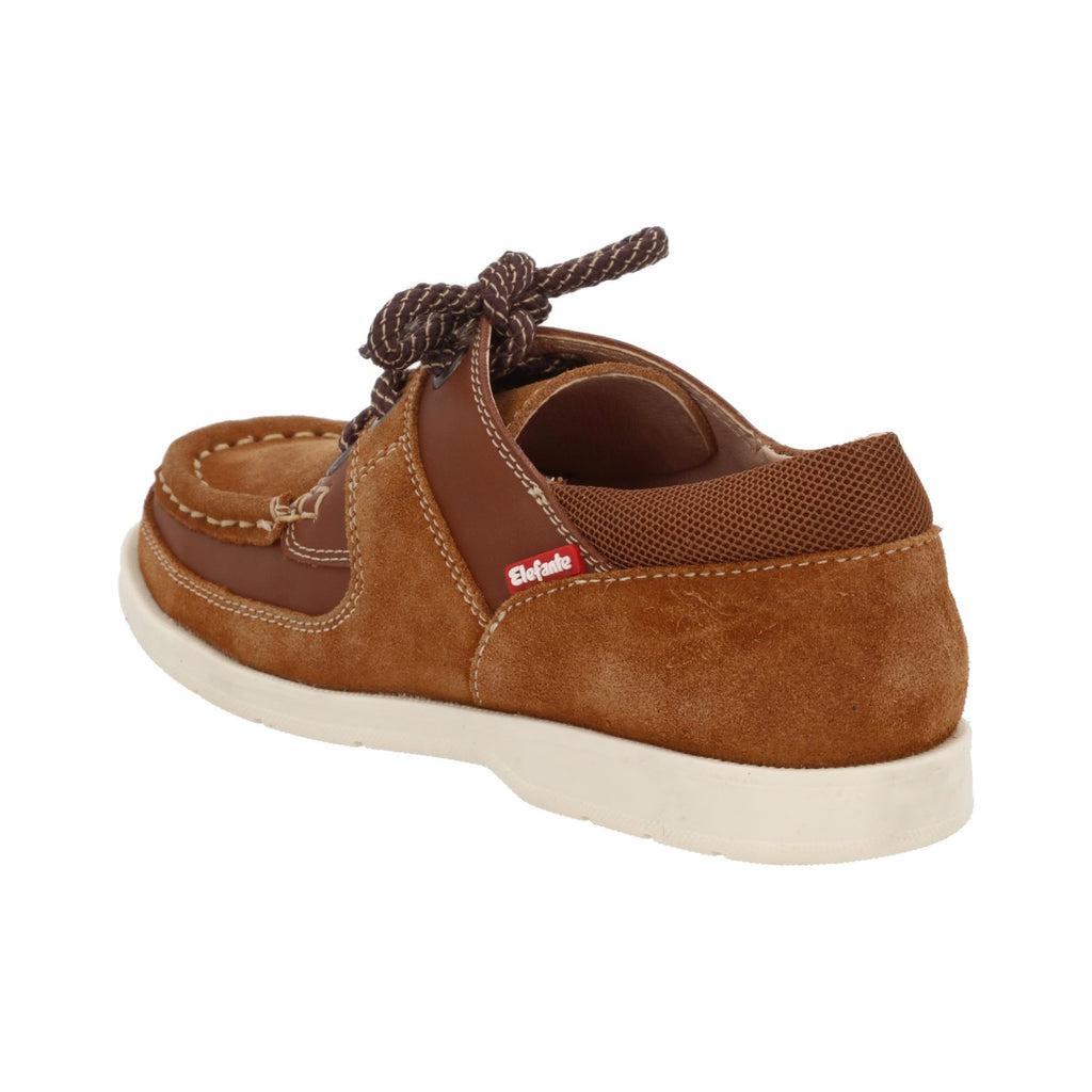 Zapato marinero London color café para niño – Elefante (vista 4)
