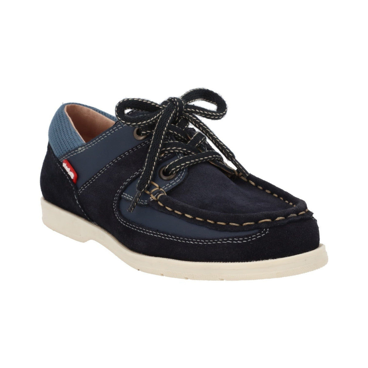 Zapato marinero London color azul marino para niño – Elefante (vista 2)