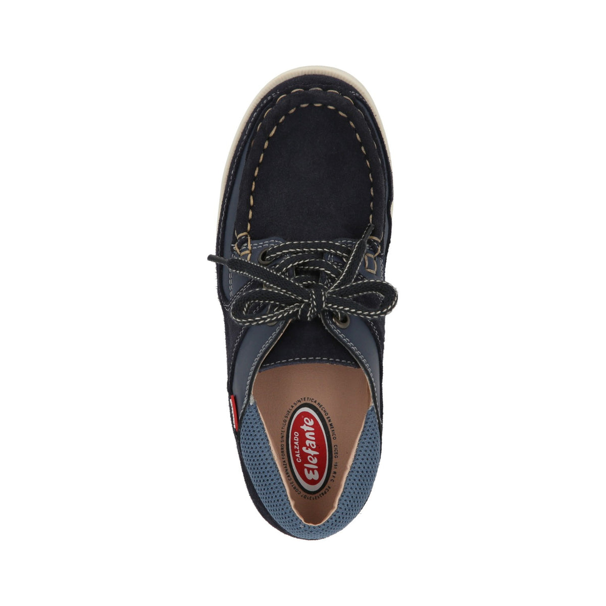 Zapato marinero London color azul marino para niño – Elefante (vista 4)
