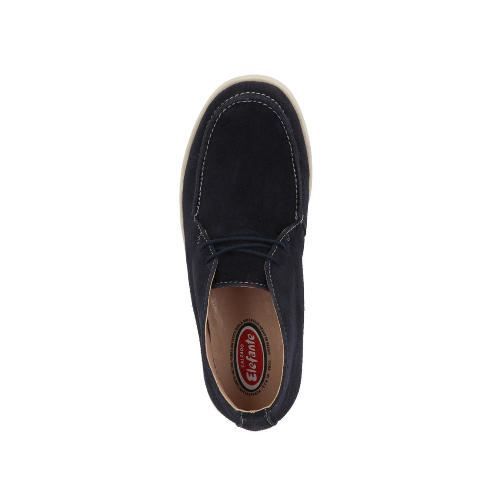 Mocasín media bota London color azul marino para niño – Elefante (vista 3)