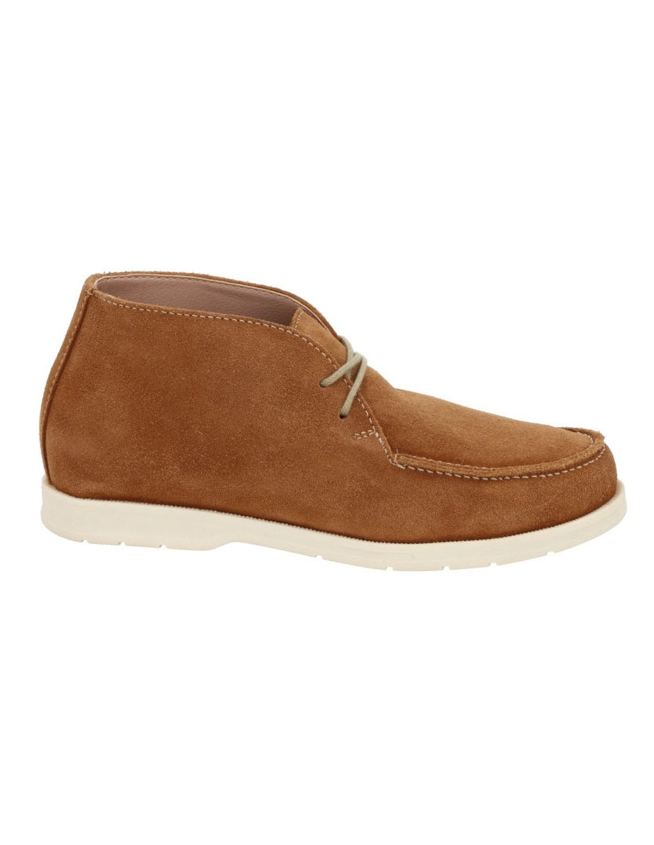 Mocasín media bota London color gris para niño – Elefante