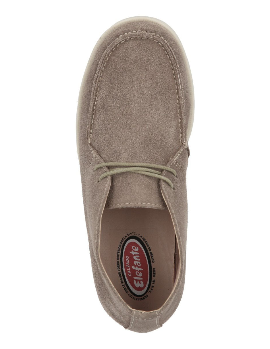 Mocasín media bota London color gris para niño – Elefante (vista 4)