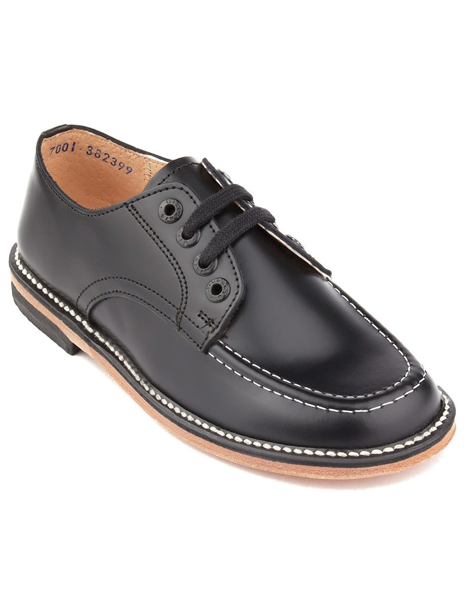 Zapato escolar Stitcher color negro para niña y niño – Elefante (vista 3)