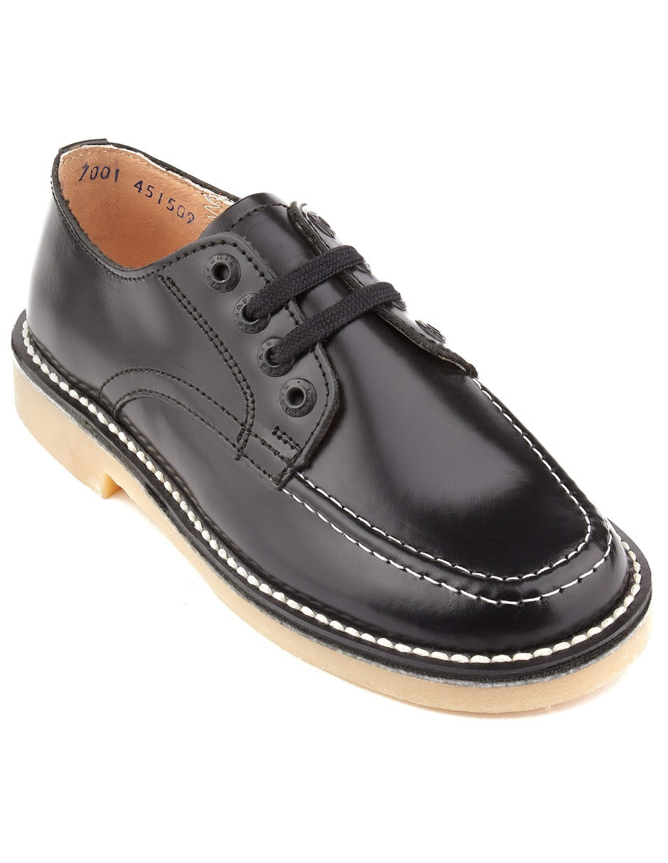 Zapato escolar Stitcher color negro para niña y niño – Elefante (vista 2)